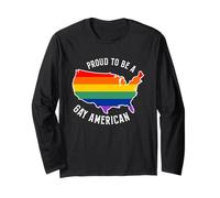 Orgulloso de ser un americano gay Manga Larga