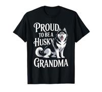 Orgulloso de ser una Abuela Husky Perro Nana Love Camiseta