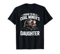 Orgulloso de ser una Hija minera del carbón Orgullo de minería de carbón Camiseta