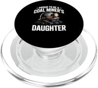 Orgulloso de ser una Hija minera del carbón Orgullo de minería de carbón PopSockets PopGrip para MagSafe