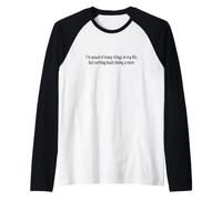 Orgulloso de ser una mamá Cita de Maternidad Mama Life Inspiring Camiseta Manga Raglan