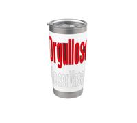 Orgulloso De Ser Vasco Camiseta Frases Vasca Vaso térmico de acero inoxidable de doble pared