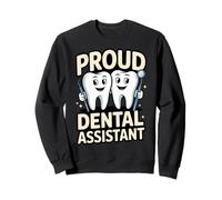 Orgulloso Diente Asistente Dental Sudadera