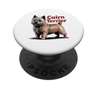 Orgulloso dueño de la Raza de Perro Cairn Terrier PopSockets PopGrip Adhesivo