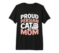 Orgulloso Gato Persa mamá Lindo Gatitos persas Camiseta Premium