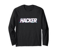 Orgulloso Hacker hábil codificación Pro Hackers Minimalistas Manga Larga