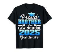 Orgulloso hermano de la escuela de derecho de clase 2025 Familia graduada Camiseta