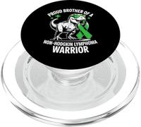 Orgulloso Hermano de un Guerrero del Linfoma no Hodgkin PopSockets PopGrip para MagSafe