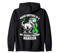 Orgulloso Hermano de un Guerrero del Linfoma no Hodgkin Sudadera con Capucha