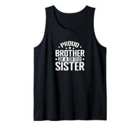 Orgulloso Hermano de una Hermana dotada Camiseta sin Mangas