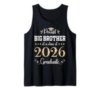 Orgulloso Hermano Mayor de una Clase de graduación de 2026 Camiseta sin Mangas