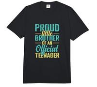 Orgulloso Hermano pequeño de Adolescente Oficial Comfort Colors Adult Heavyweight T-Shirt