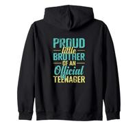 Orgulloso Hermano pequeño de Adolescente Oficial Sudadera con Capucha