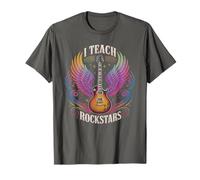 Orgulloso I Teach Rock Stars Maestro Coro Apreciación Música Camiseta