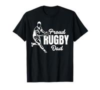Orgulloso jugador de rugby papá divertido entrenador deportivo amante gráfico Camiseta