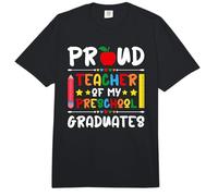 Orgulloso Maestro de mis graduados de Preescolar - Último día de Clases Comfort Colors Adult Heavyweight T-Shirt