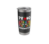 Orgulloso maestro de mis graduados de preescolar - Último día de clases Vaso térmico de acero inoxidable de doble pared