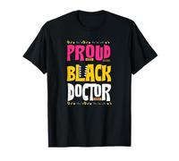 Orgulloso médico Negro Educación es Libertad Mes de la Historia Negra Camiseta