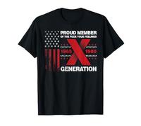 Orgulloso Miembro De La Fuck Your Feelings Gen X Vintage Camiseta