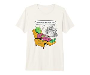 Orgulloso Miembro de The Just Resting My Eyes Club Alien UFO Camiseta Premium