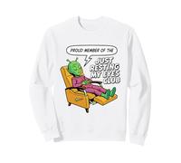 Orgulloso Miembro de The Just Resting My Eyes Club Alien UFO Sudadera