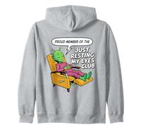 Orgulloso Miembro de The Just Resting My Eyes Club Alien UFO Sudadera con Capucha