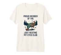 Orgulloso Miembro de The Just Resting My Eyes Club Camping Men Camiseta Premium