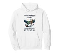 Orgulloso Miembro de The Just Resting My Eyes Club Camping Men Sudadera con Capucha