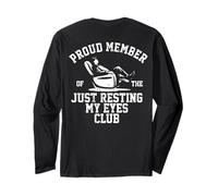 Orgulloso Miembro de The Just Resting My Eyes Club Dad Manga Larga
