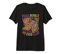 Orgulloso Miembro de The Just Resting My Eyes Club Owl Retro Camiseta Premium