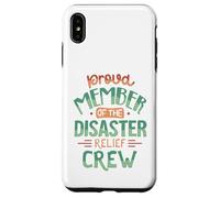 Orgulloso Miembro del Equipo de Ayuda por Desastre Carcasa para iPhone XS MAX