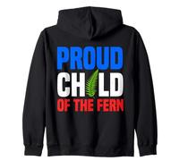 Orgulloso Niño del Helecho Nueva Zelanda Silverfern Sudadera con Capucha