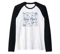 Orgulloso Niño Mamá Vida Wild Sons Hortensia Libélula Camiseta Manga Raglan