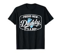 Orgulloso Nuevo papá, es un niño, papá para ser, Padre por Primera Vez Camiseta