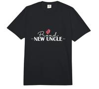 Orgulloso Nuevo tío Huellas de bebé Comfort Colors Adult Heavyweight T-Shirt