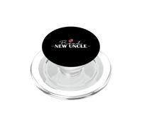 Orgulloso Nuevo tío Huellas de bebé PopSockets PopGrip para MagSafe