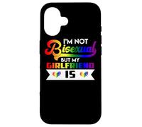 Orgulloso Orgullo LGBTQ + CSD No Soy Bisexual Sino mi Novia Carcasa para iPhone 16