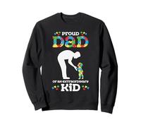 Orgulloso Padre de un Hijo extraordinario: Padre Consciente del Autismo Sudadera