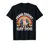 Orgulloso Padre de un Perro Gay - Funny Dog Dad Mom Camiseta