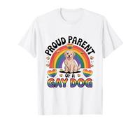 Orgulloso Padre de un Perro Gay - Funny Dog Mom Dad Camiseta