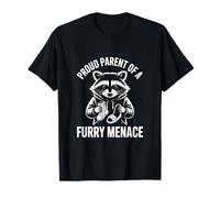 Orgulloso padre de una amenaza peluda Humor divertido Día del Padre Papá Camiseta