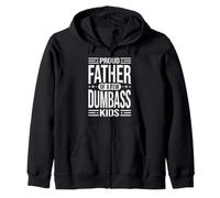 Orgulloso Padre de Unos cuantos niños Idiotas Divertido papá Humor Sudadera con Capucha