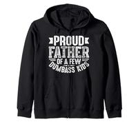Orgulloso Padre de Unos Pocos niños Idiotas Sudadera con Capucha