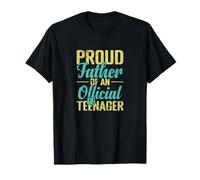 Orgulloso Padre del Adolescente Oficial Camiseta