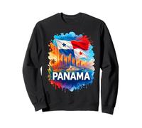 Orgulloso Panamá Bandera Panameña Vacaciones Familiares Hombres Mujeres Niños Sudadera