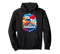 Orgulloso Panamá Bandera Panameña Vacaciones Familiares Hombres Mujeres Niños Sudadera con Capucha