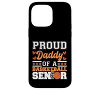 Orgulloso papá de un Graduado de Baloncesto Senior 2025 2025 Carcasa para iPhone 14 Pro MAX