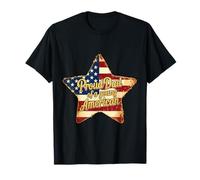 Orgulloso Papá De Un Joven Patriótico Americano Día Del Padre EE.UU Camiseta