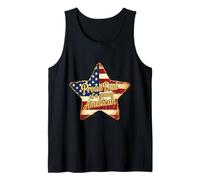 Orgulloso Papá De Un Joven Patriótico Americano Día Del Padre EE.UU Camiseta sin Mangas
