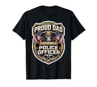 Orgulloso Papá De Un Nuevo Oficial De Policía Padre Papa Cop Camiseta